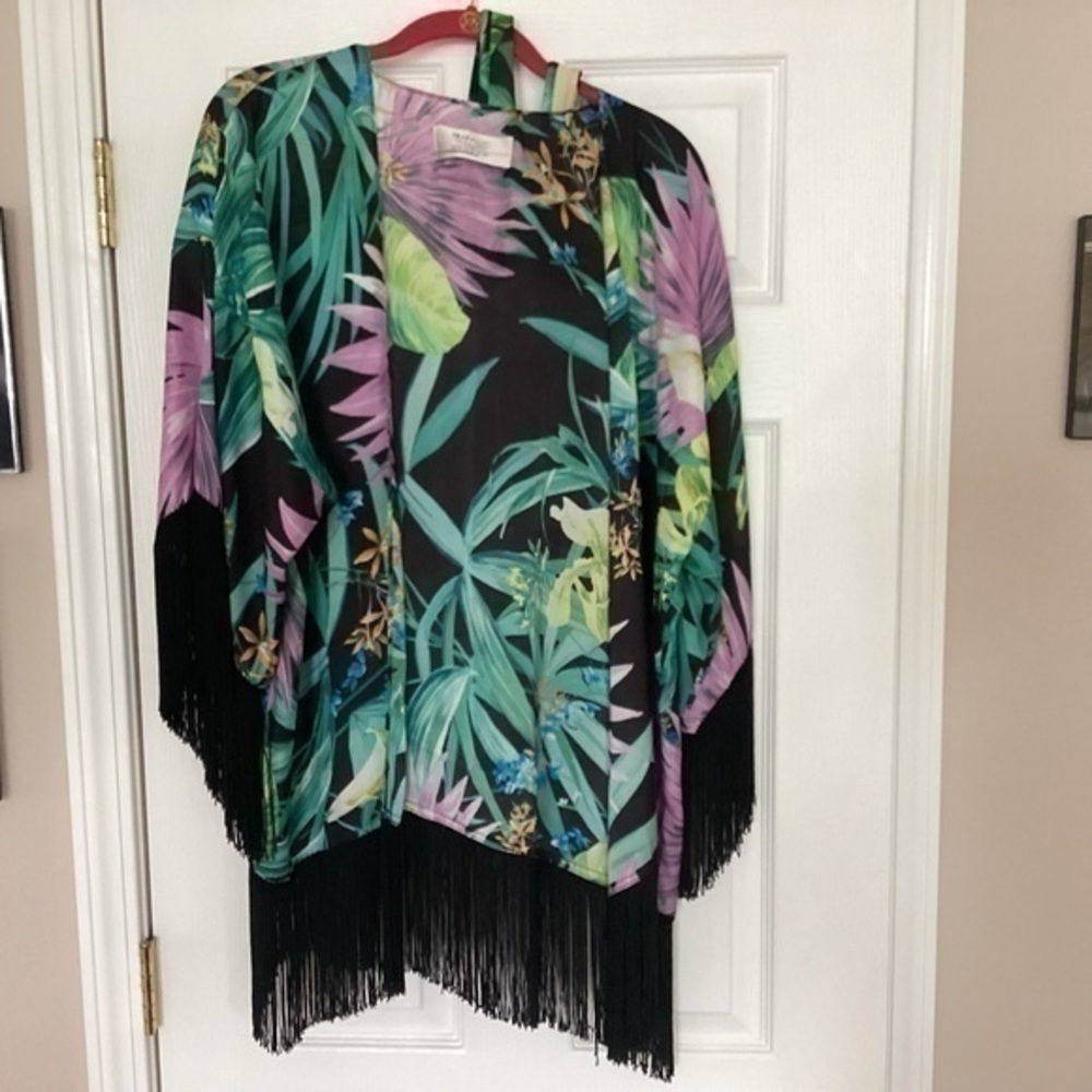 ZARA Tropical Cover up Size Medium - Picture 6 of 7